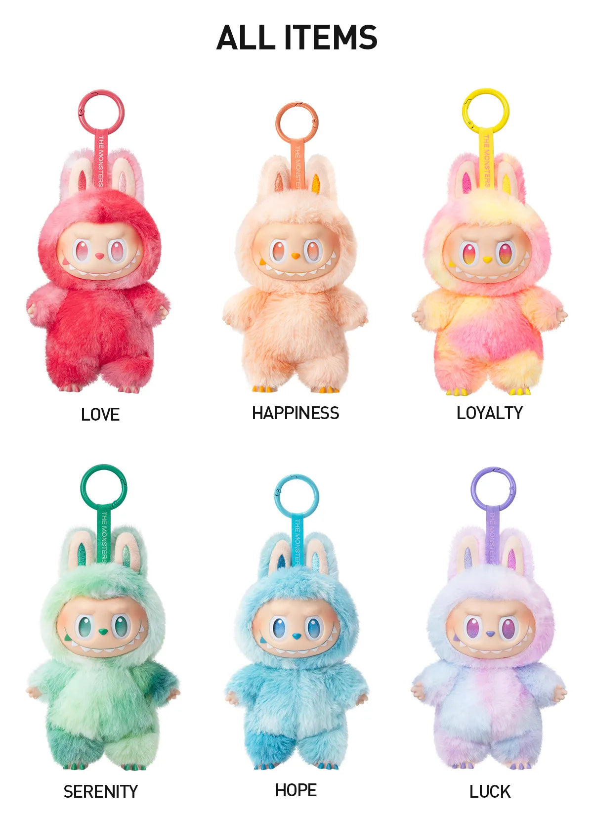 2025 New Labubu V3 The Monsters Big Into Energy Series Vinyl Pendant Blind Box