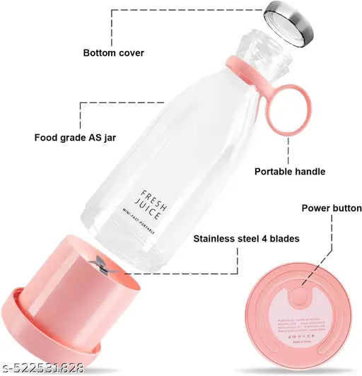 Portable Blender USB Rechargeable Mini Juicer Blender