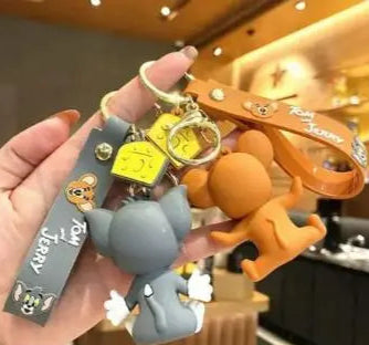 Magnifique Tom and Jerry Keychain