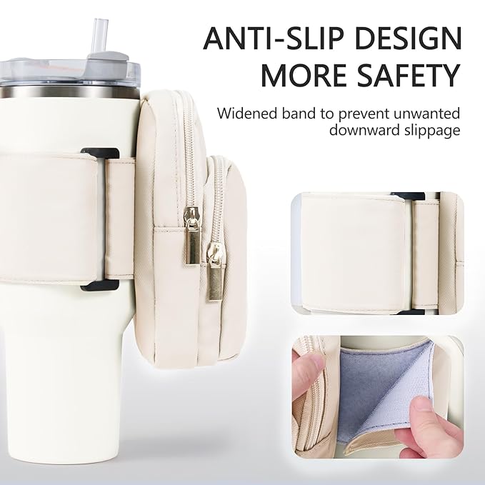 Water Bottle Pouch for Stanley Quencher Series Tumbler