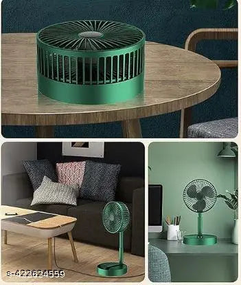 Adjustable Height Telescopic Rechargeable Standing Fan