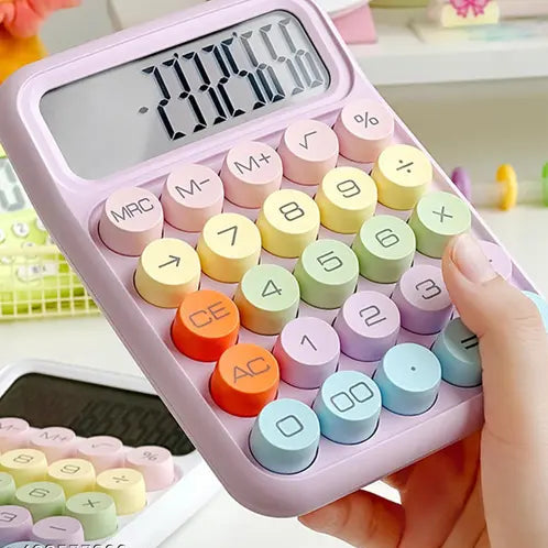 Colorful Calculator 12 Digit Extra Large LCD Display